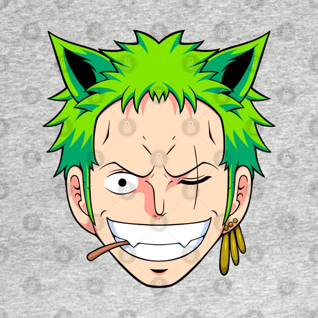 Zoro Cat by Saka